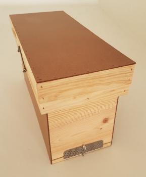 Nuc-Box für Schwarmtransfer mit 5 Rahmen aus Holz/Platex Langstroth
